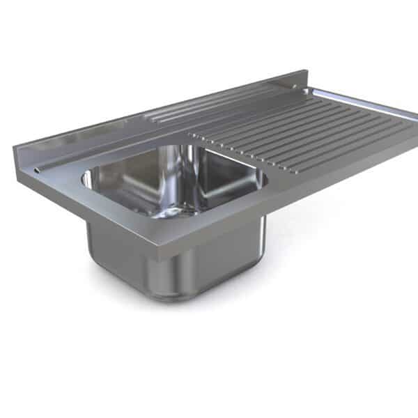 Top Sink Single Bowl and Single Drainer