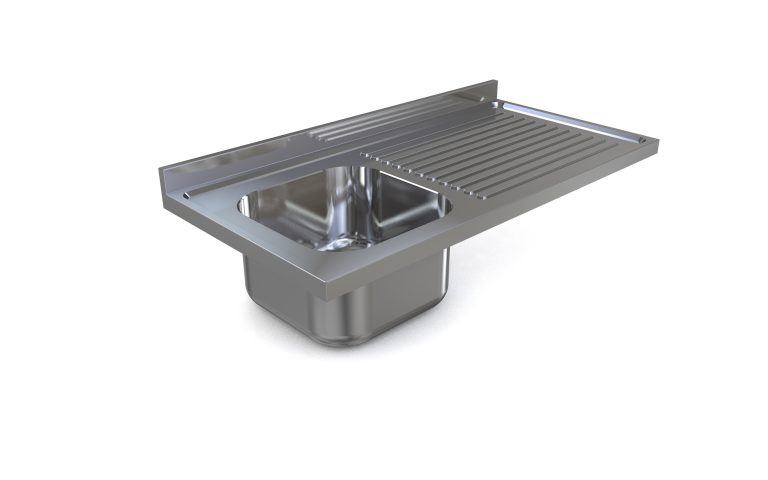 Top Sink Single Bowl and Single Drainer