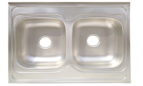 Kitchen Sink Layon 100 x 50 - Stainless Steel (Grade 201/304), 0.4mm - 0.7mm Thickness